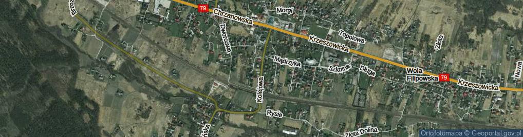 Zdjęcie satelitarne Kolejowa ul.